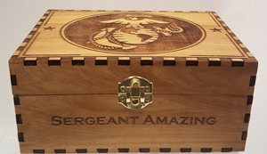 military boyfriend gift ideas wood box