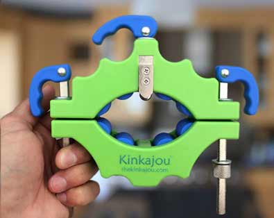 Kinkajou bottle cutter closeup