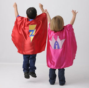 Customized superhero cape