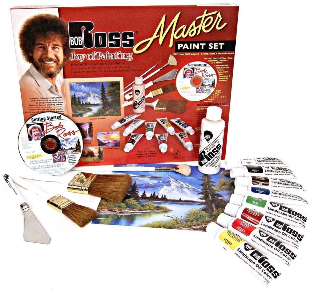 Fathers day gift idea bob ross painting set